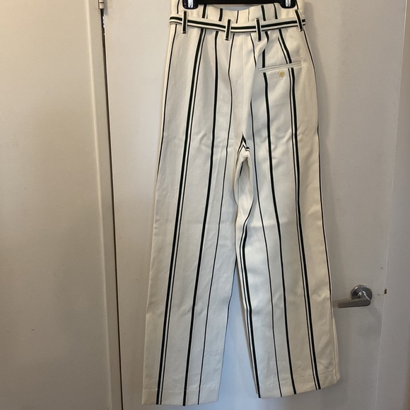 3.1 Phillip Lim Off-White Striped Paper Bag Trouser 0 - Picture 4 of 5
